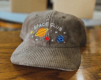 Space Club Corduroy Hat