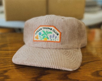 Green Thumb Club Corduroy Hat