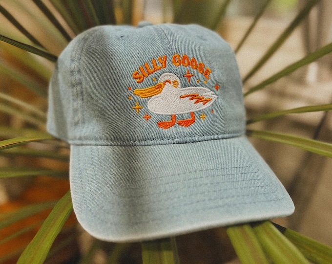 Silly Goose Embroidered Dad Hat