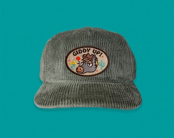 Giddy-Up 5-Panel Corduroy Hat