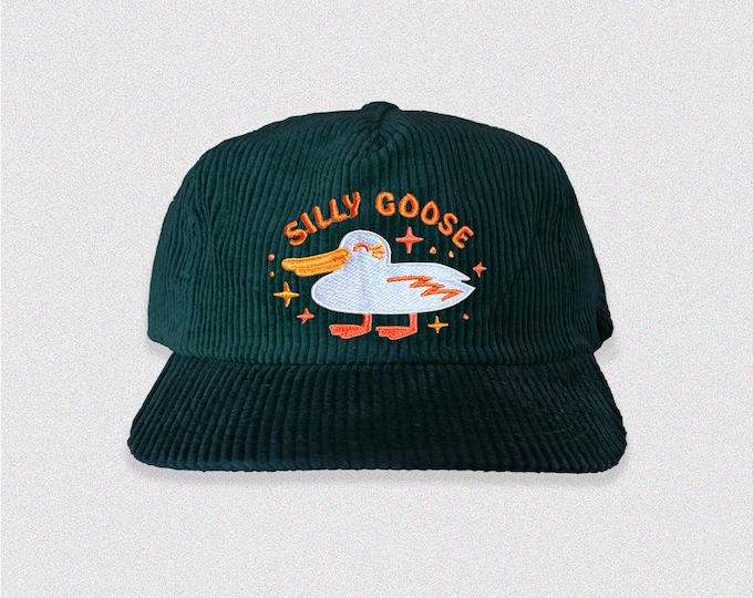 Silly Goose 5-Panel Corduroy Hat