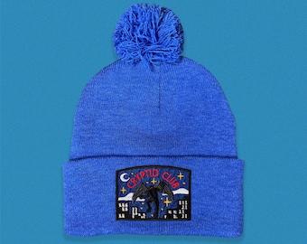 Mothman Cryptid Club Pom Pom Beanie