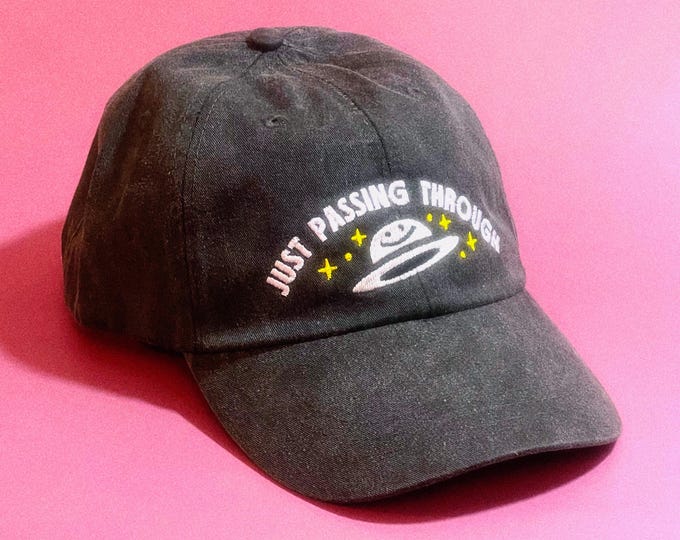 Just Passing Through Dad Hat