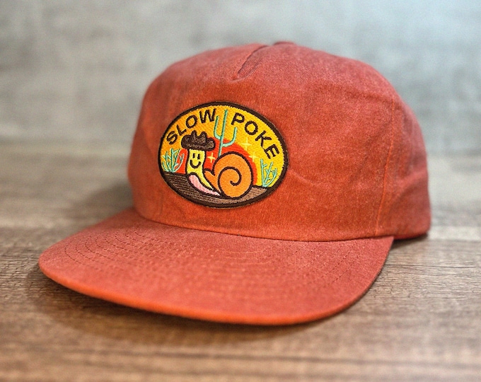 Slow Poke Brushed Cotton 5-Panel Hat