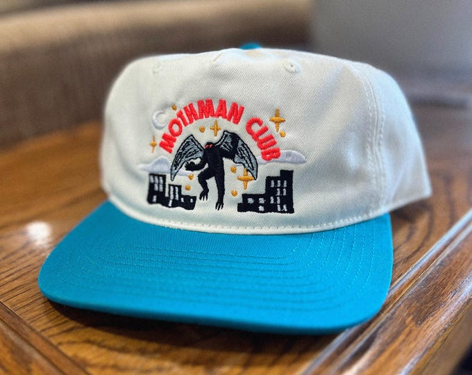 Mothman Cryptid Club 5-Panel Floppy Cap Direct Embroidered