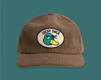 Lucky Duck Corduroy Hat