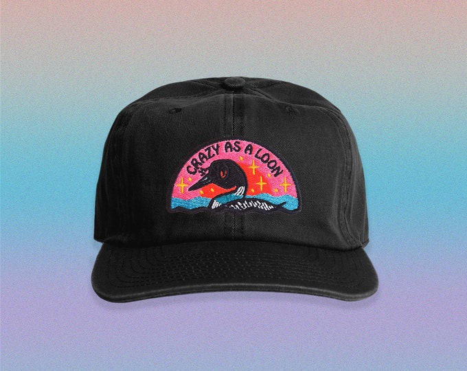 Crazy as a Loon Floppy Cap