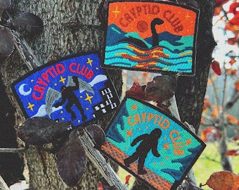 Cryptid Club Patch Set