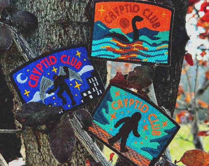 Cryptid Club Patch Set