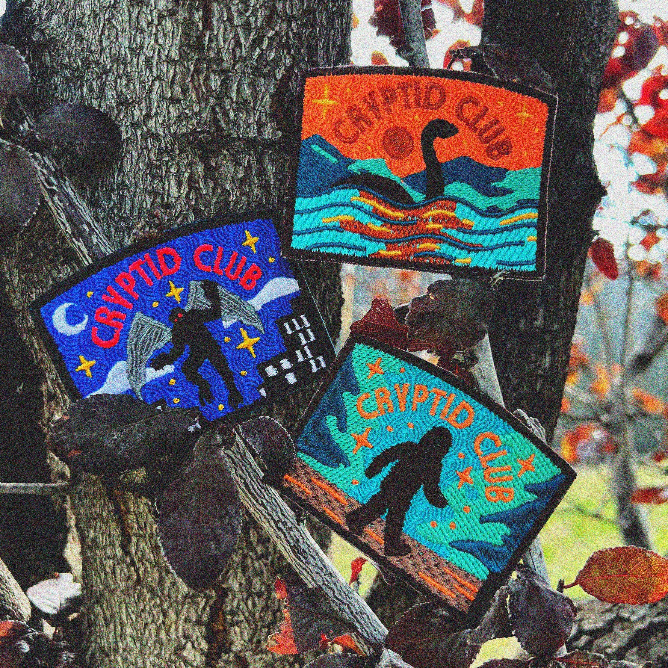 Cryptid Club Patch Set