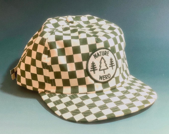 Nature Nerd 5-Panel Checkered Floppy Hat