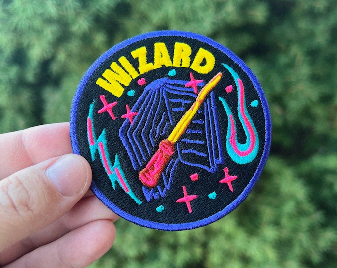 Wizard Embroidered Patch