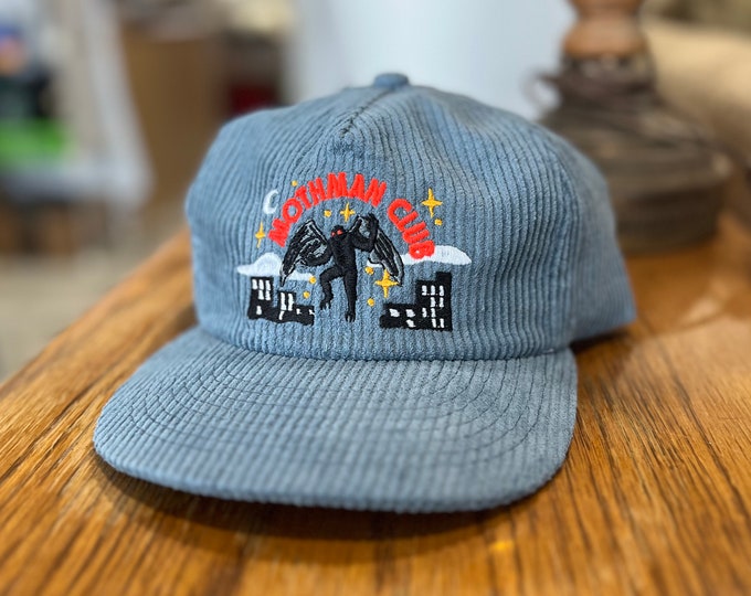 Mothman Cryptid Club 5-Panel Corduroy Hat