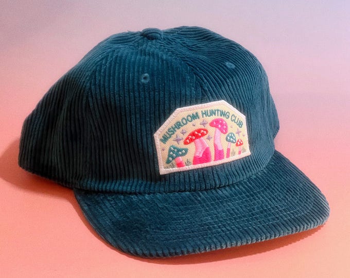 Mushroom Hunting Club Corduroy Hat