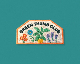 Green Thumb Club Patch