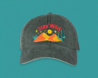 Stay Wild 90s Dad Hat
