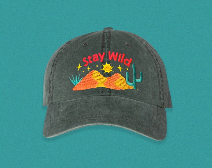 Stay Wild 90s Dad Hat