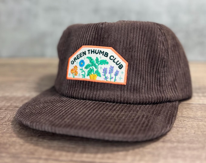 Green Thumb Club 5-Panel Corduroy Hat