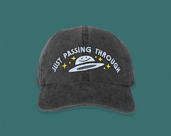 Just Passing Through Dad Hat