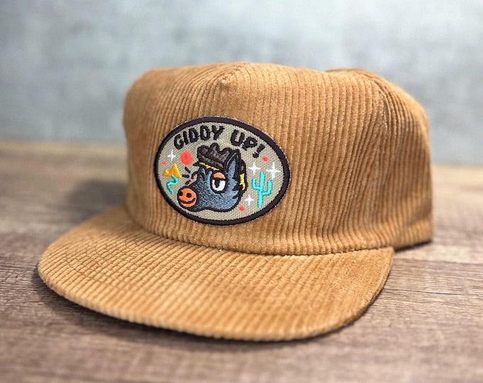 Giddy-Up 5-Panel Corduroy Hat