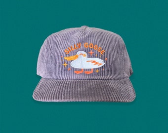 Silly Goose 5-Panel Corduroy Hat