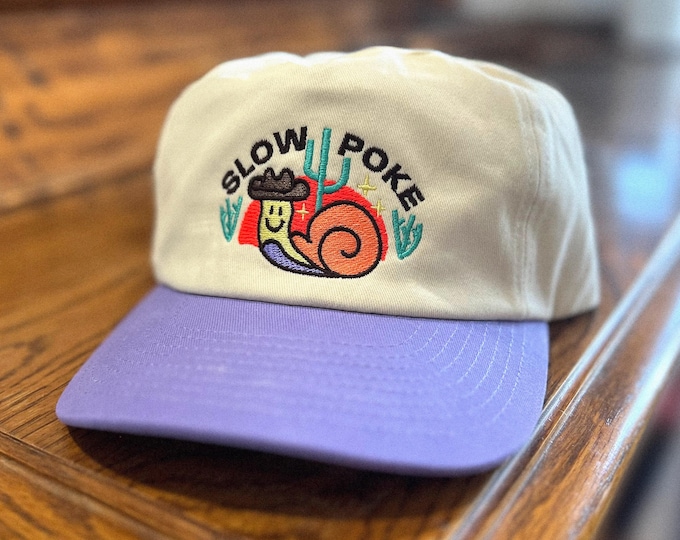 Slow Poke Retro Two-Tone 5-Panel Floppy Cap
