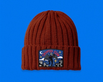 Mothman Cryptid Club Cable Knit Beanie