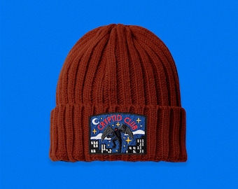 Mothman Cryptid Club Cable Knit Beanie