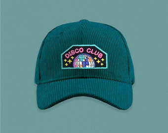 Disco Club Corduroy Baseball Hat