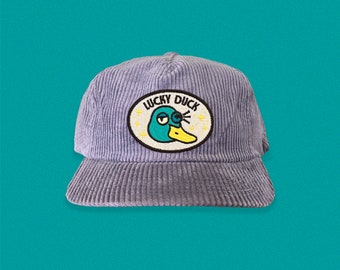 Lucky Duck 5-Panel Corduroy Hat