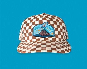 Wizard Lizard 5-Panel Checkered Floppy Hat