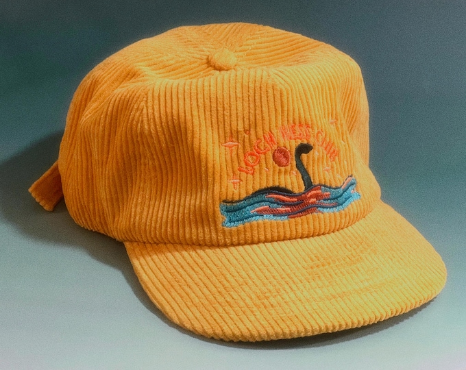 Loch Ness Cryptid Club 5-Panel Corduroy Hat