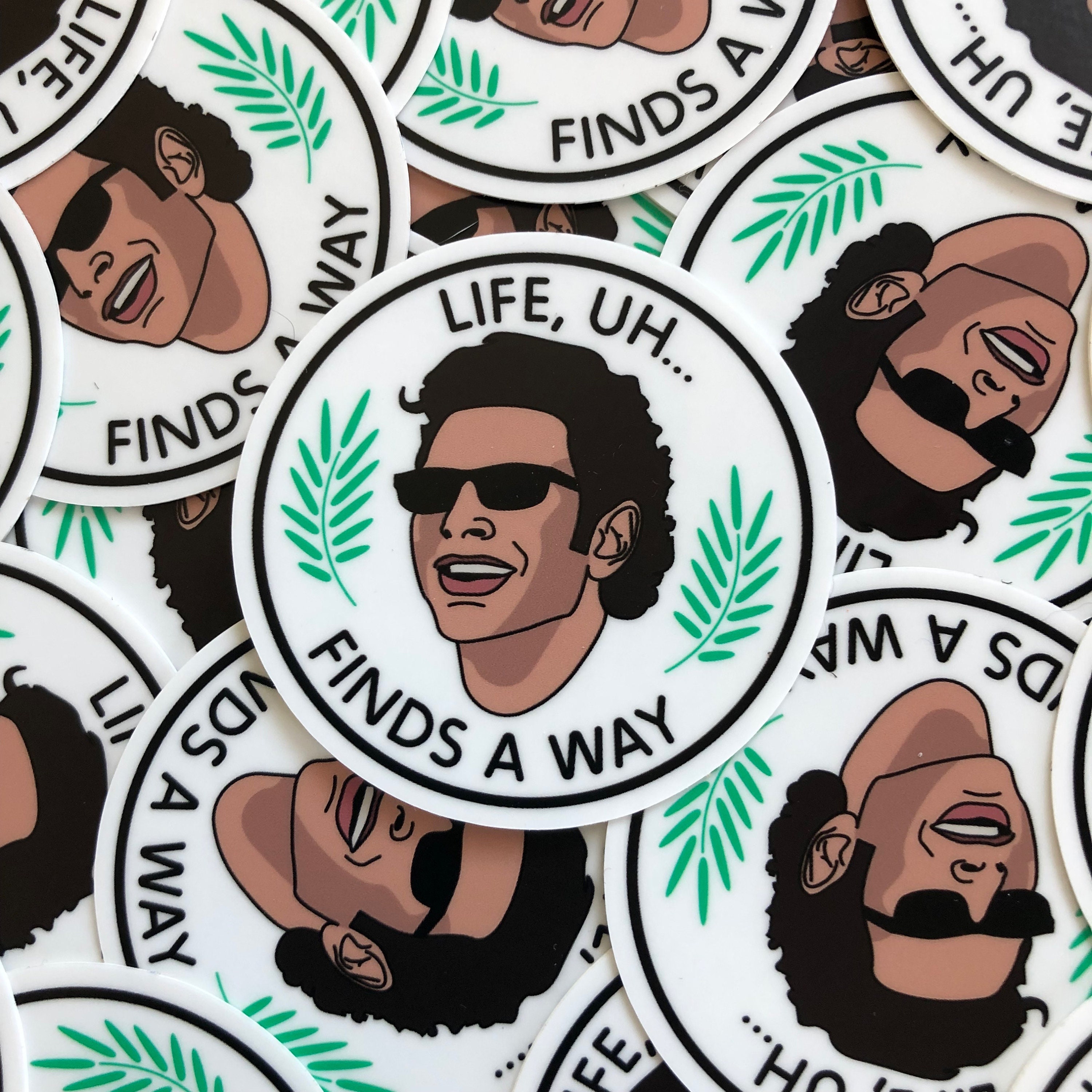 Life Uh, Finds a Way Sticker