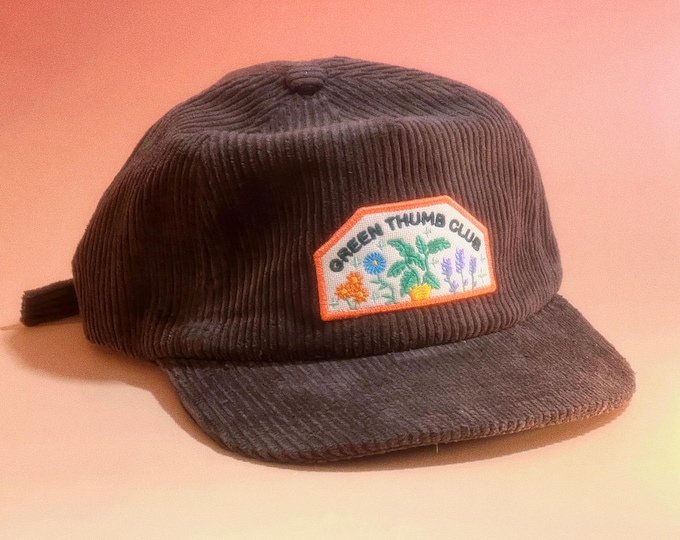 Green Thumb Club 5-Panel Corduroy Hat