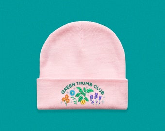 Green Thumb Club Cuffed Beanie