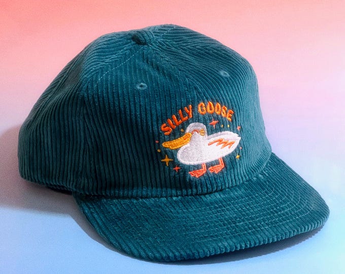 Silly Goose Corduroy Hat