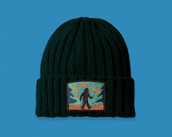 Bigfoot Cryptid Club Cable Knit Beanie