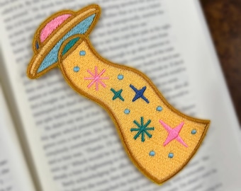 UFO Embroidered Bookmark