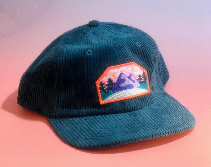 Mystical Mountain Corduroy Hat