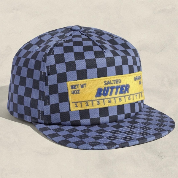 Butter Stick 5-Panel Checkered Floppy Hat
