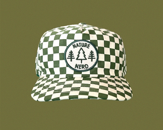 Nature Nerd 5-Panel Checkered Floppy Hat