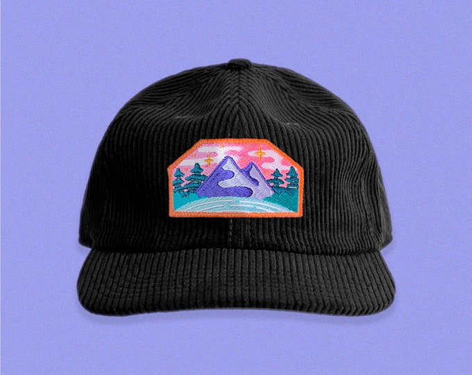 Mystical Mountain Corduroy Hat