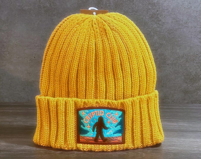 Bigfoot Cryptid Club Cable Knit Beanie