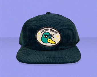Lucky Duck Corduroy Hat