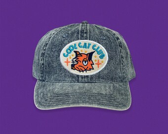 Cool Cat Club Dad Hat