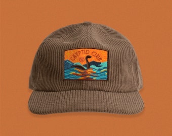 Loch Ness Cryptid Club Corduroy Hat