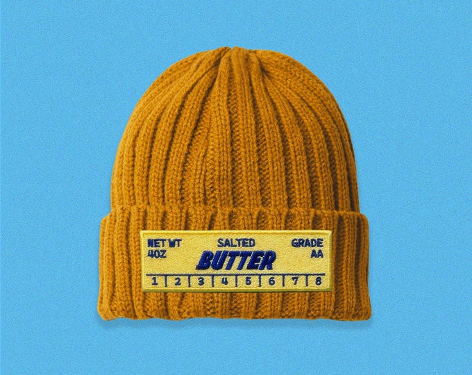 Butter Cable Knit Beanie