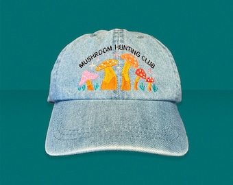 Mushroom Hunting Club Dad Hat