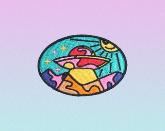 Cute UFO Patch