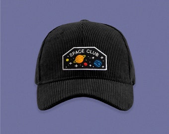 Space Club Corduroy Baseball Hat